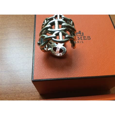 hermes bague chaine d'ancre enchainee|bague chain enchaînée hermes.